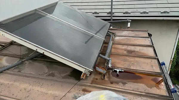 東京都町田市　太陽熱温水器修理 (3)