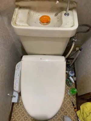 神奈川県川崎市　ウォシュレット交換 (1)