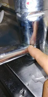 神奈川県川崎市・水栓水漏れ交換作業 (4)